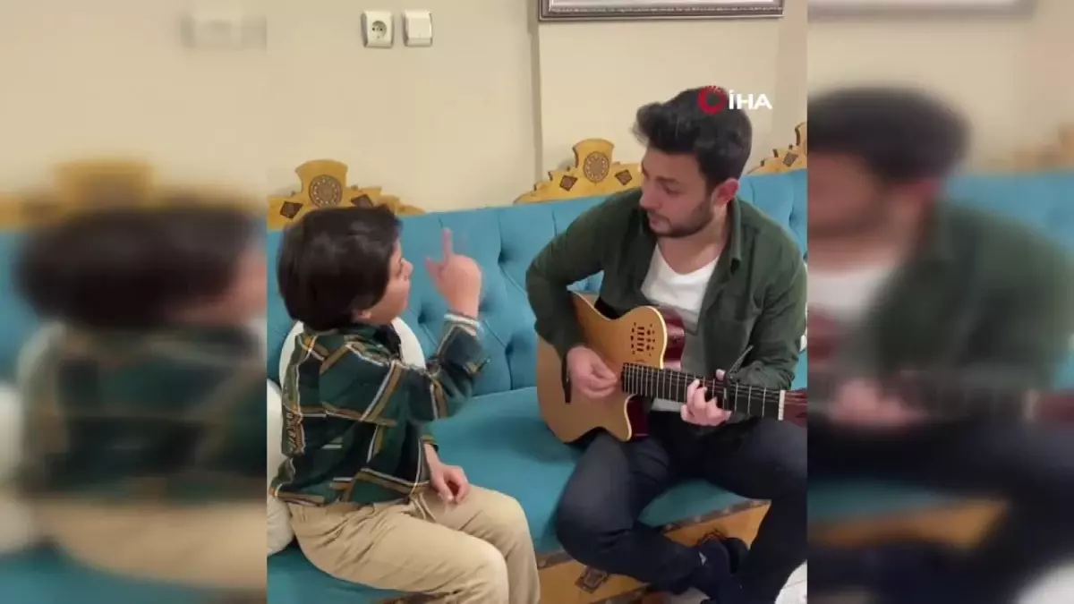 9 Yaşındaki Ahmet’in Müzik Sevgisi