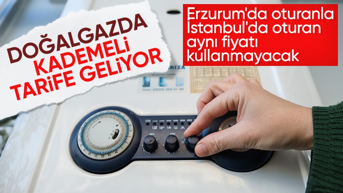 Doğalgazda kademeli fiyat tarifesi geliyor