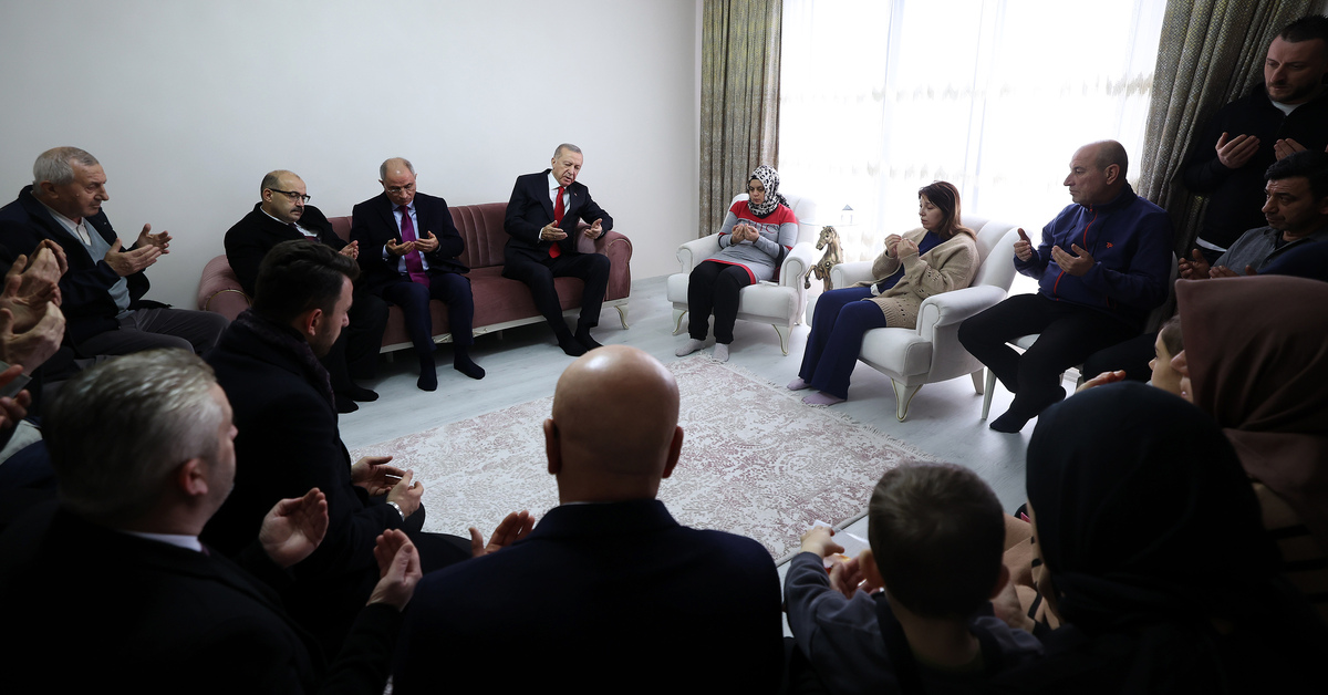 Cumhurbaşkanı Erdoğan’dan taziye ziyareti