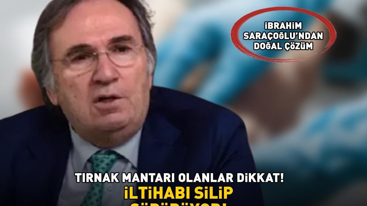 Tırnak mantarı olanlar dikkat! İbrahim Saraçoğlu’ndan doğal çözüm! İltihabı silip süpürüyor, enfeksiyonlarına karşı kalkan görevi görüyor