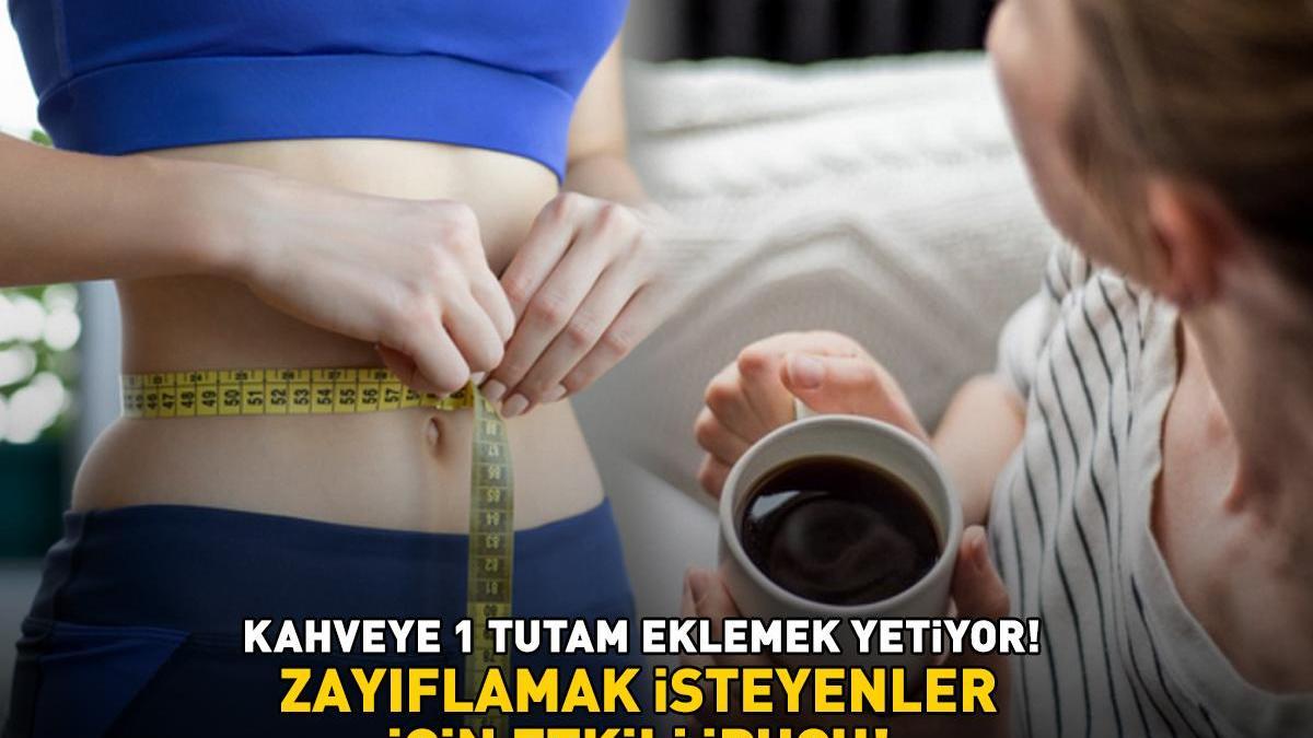 ZAYIFLAMAK İSTEYENLER İÇİN ETKİLİ İPUCU! Yağları cayır cayır yakıyor, karnı dümdüz yapıyor! Kahveye 1 tutam eklemek yeterli