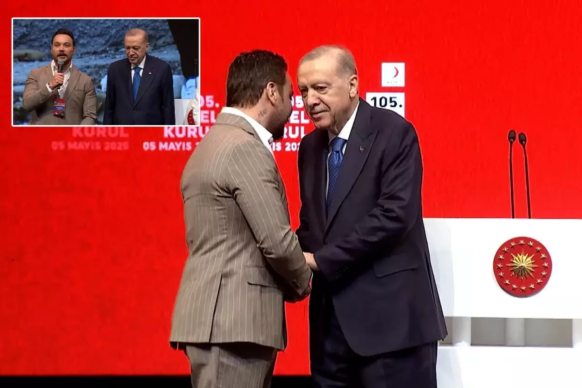 Sinan Akçıl, Kızılay için bestelediği şarkıyı ilk kez seslendirdi: Cumhurbaşkanı Erdoğan eşlik etti